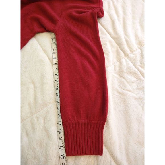 NWT Essential Button Back Red Sweater Dress Size XXL - Picture 8 of 10